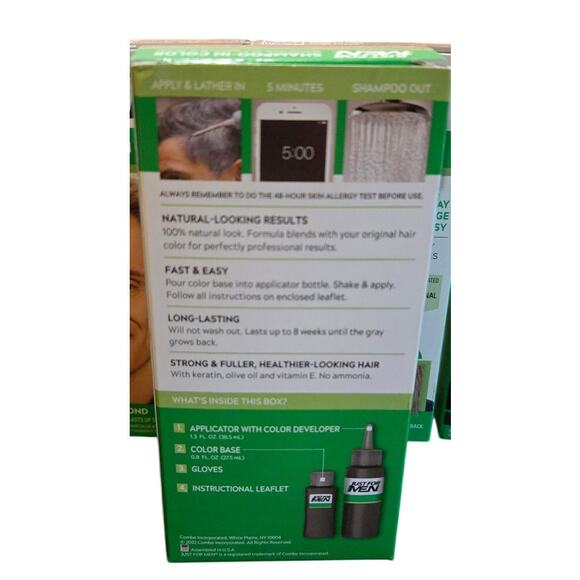 Just For Men Shampoo-In Color Sandy Blond – Pack of 2 – New with Box - Picture 2 of 3